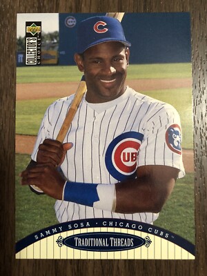 1996 Collector's Choice Sammy Sosa Traditional Threads #106