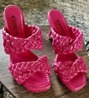 $450 La CANADIENNE PRIMO HI LEATHER SANDAL Made In Spain Floor Model US7 EU37.5 — photo 6