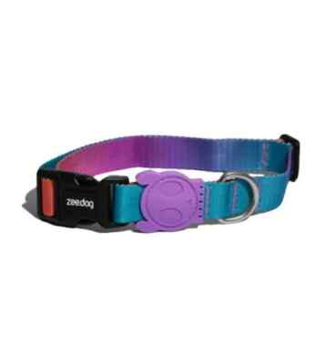 Zee.Dog | Purple Pink Wave Gradient | Adjustable Dog Collar