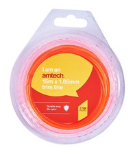 15M X 1.65Mm Strimmer Line Nylon Cord Wire Round String Medium Electric Trimmer 0.93 per metre