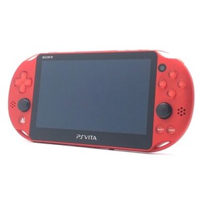 SONY PS Vita PCH-2000 Slim Metallic Red Wi-Fi FW:3.65 w/ Charger "Excellent+"