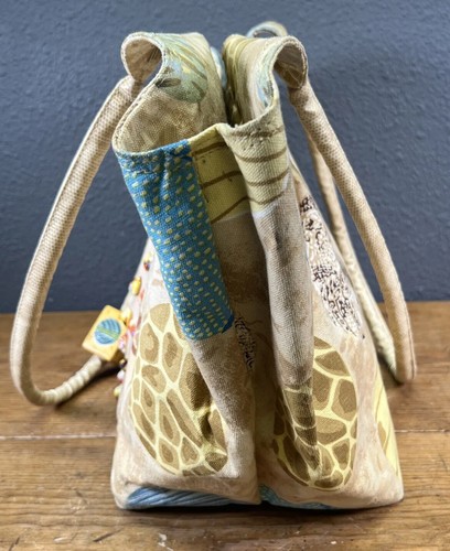 GUY HARVEY Canvas SHELL Large Tote Beach Bag 14 X 18 X 8 In - Picture 8 of 14
