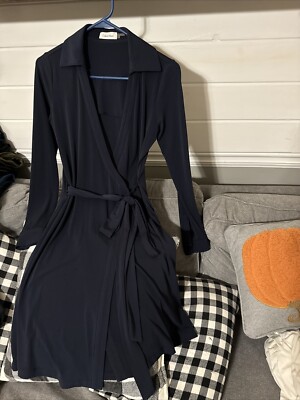 CALVIN KLEIN WOMENS SIZE 2 NAVY BLUE WRAP DRESS | eBay CALVIN KLEIN WOMENS SIZE 2 NAVY BLUE WRAP DRESS | eBay
