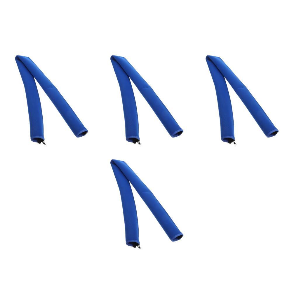 Barandilla de piscina 4 piezas funda antideslizante barandilla protectora piscina