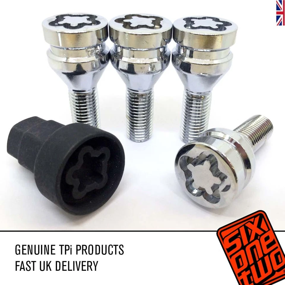 Parafuso de roda de bloqueio TPi Premium 12x1,50 parafusos de bloqueio 27mm RENAULT.. - Imagem 3 de 3