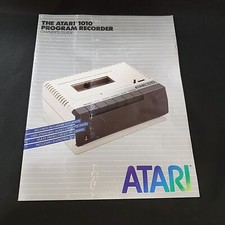 VTG ATARI 1010 Manual Owners Guide 1982 Program Tape Recorder