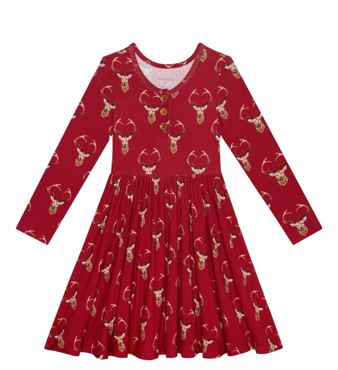 Viscose Long Sleeve Casual Dresses for Girls