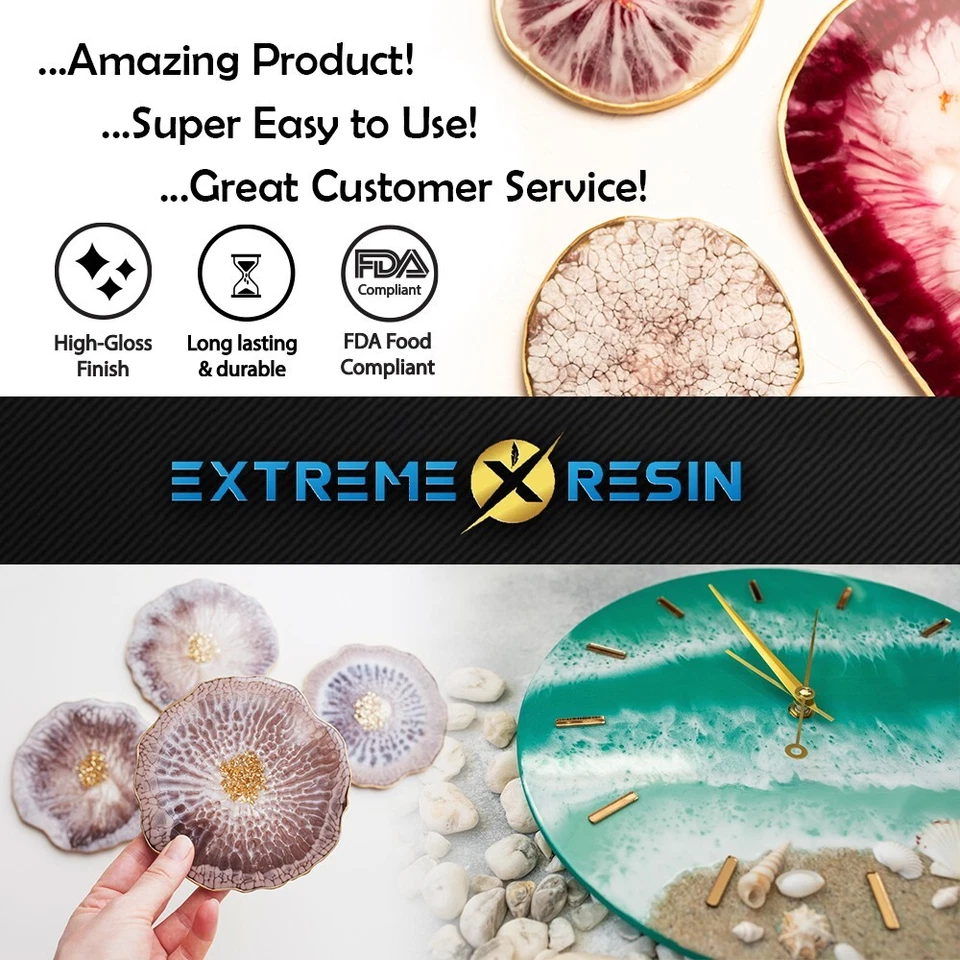 Epoxy resin 1 gallon kit, excellent clarity, clear, easy mixing, free delivery - Image 4 of 4