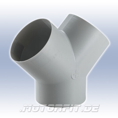 Y-Stück für Truma Luftverteilerrohr 65mm, grau 40192-01