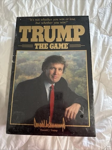 Milton Bradley Trump The Game 1989 Board Game New Sealed Vintage