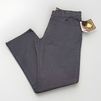 Jack Of Spades Men s High Roller Comfort/Straight Leg Pants 36x30 Blue/Gray NWT