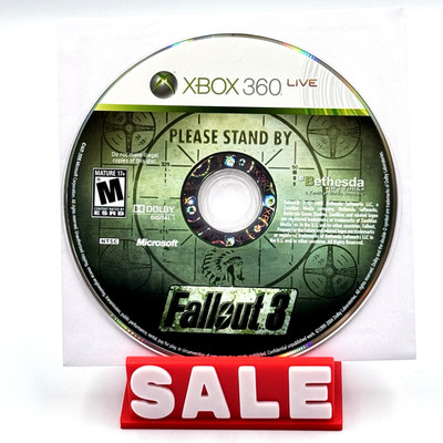 Fallout 3 (Microsoft Xbox 360 2008) Bethesda RPG Game Tested & Working