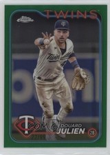 2024 Topps Chrome Green Refractor 22/99 Edouard Julien #152 1i72