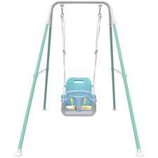Multifunctional Toddler Swing, Foldable Baby Swing Outdoor  Indoor Use, Easi...