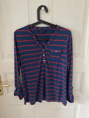 Striped Adjustable Sleeve T-Shirt By Tommy Hilfiger - Size S