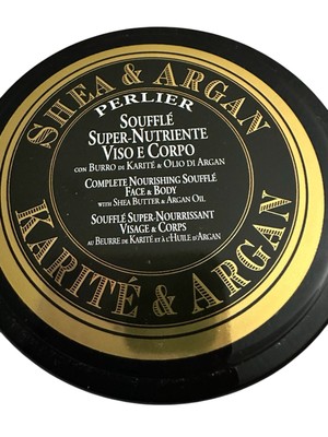 Perlier Shea & Argan Oil Nourishing Soufflé 6.7 oz for Face and Body