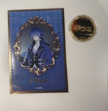 miHoYo Impact FES China Post Flins nummerierte Medaille & vergoldete Postkarte limitiertes Set