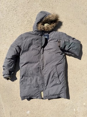 Stussy Vintage Down Jacket Fur Hood Size M Early 2000s Brand New with Tags