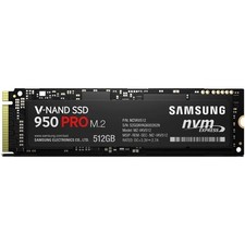 Samsung 950 PRO V-NAND M.2 2280 NVMe SSD 512GB PCIe Gen3x4 2500MB/s MZ-VKV512