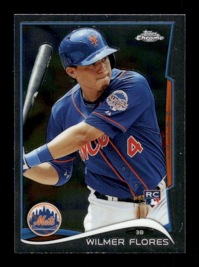 2014 Topps Chrome Mets 67 Wilmer Flores BXCP51
