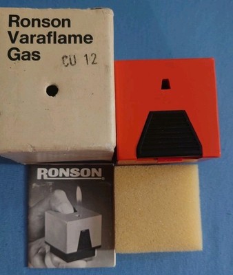 Ronson Feuerzeug 70er Jahre Space  Age mit Ovp und Anleitung 