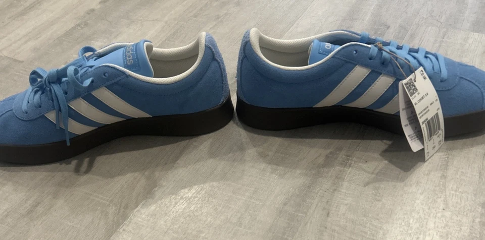 Adidas VL Court 2.0 Semi Azul Burst Gum Zapatos JI0496 Para hombres 7 1/2 Para mujeres 8 1/2 Foto 2 de 4