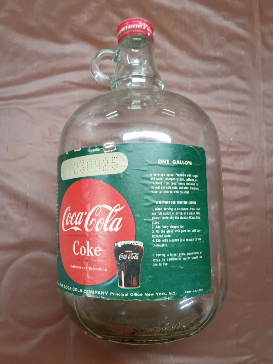 One Gallon Glass Jug In Collectible Coca-Cola Bottles for sale | eBay