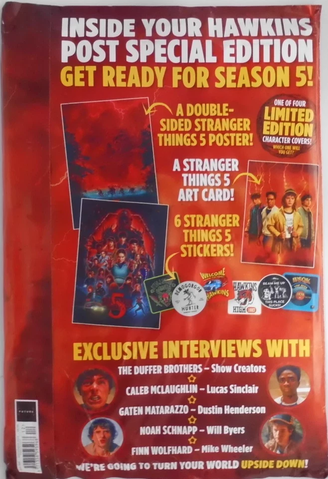 SFX magazine Dec 2025 Stranger Things Exclusive! Ultimate ST5 Collector Pack - Image 2 of 2