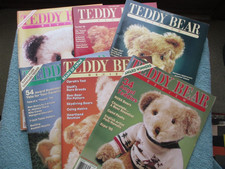 6 Teddy Bear Review Magazines All Complete from 1995 great condition