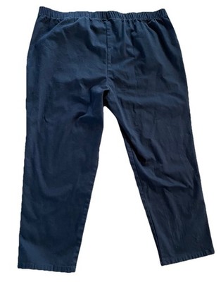 Chic Classic Plus Size Pull On Denim Pants Elastic Waist 20W Petite