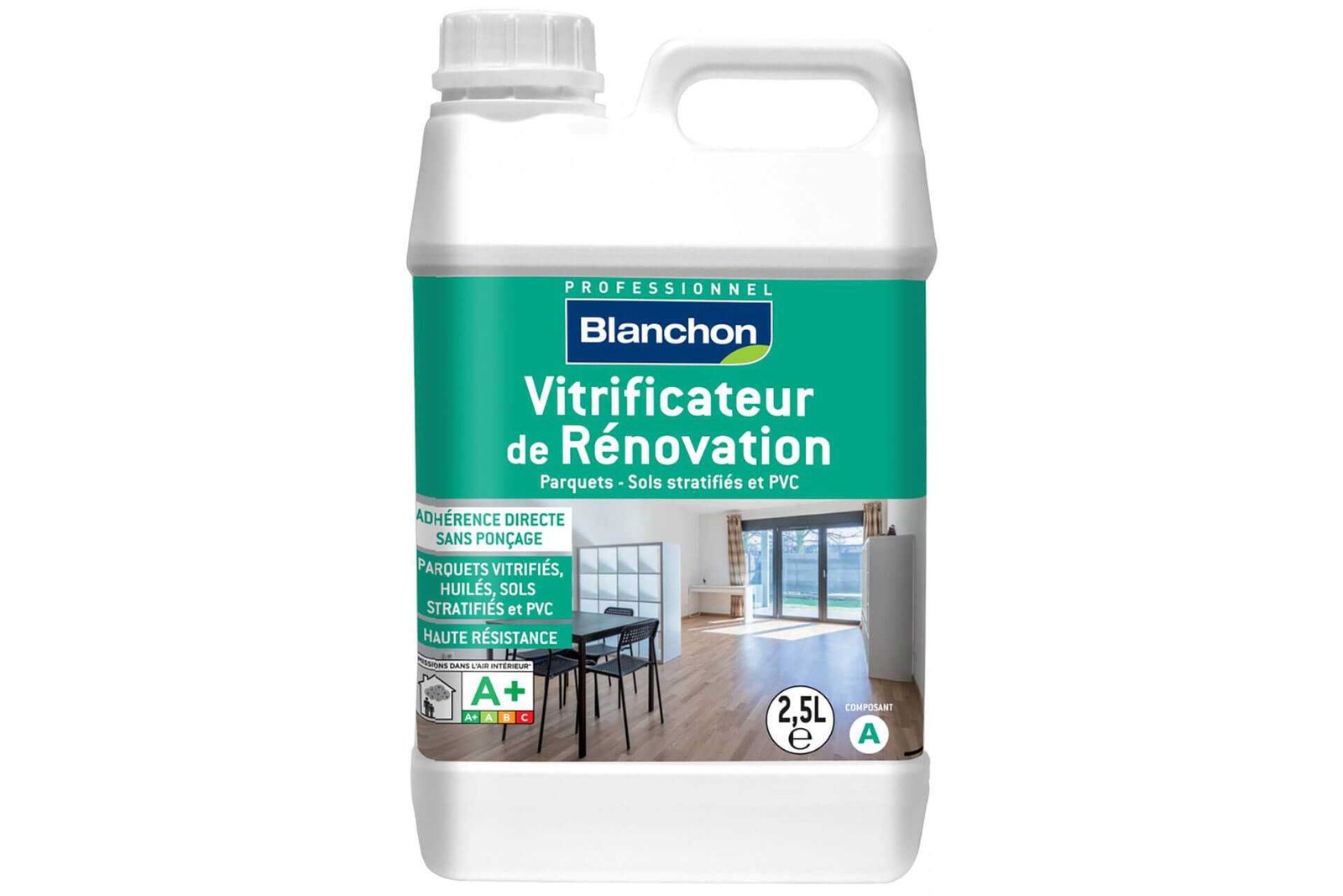 Vitrificateur de rénovation 2.5l pour raviver un parquet usé