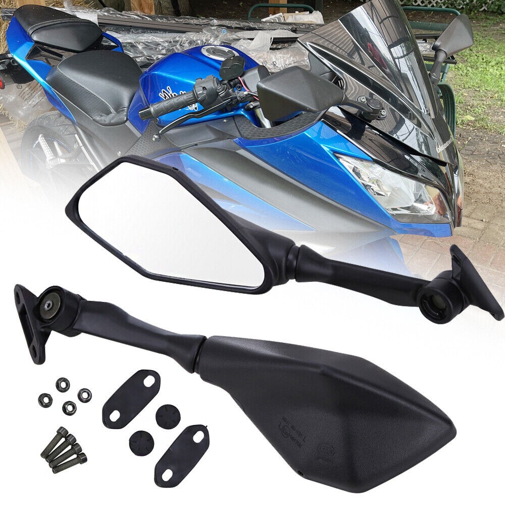 For Kawasaki Ninja ZX6R ZX636 2009-2024 Black Left & Right R