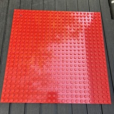 Lego Duplo Genuine Large Red Base Board Baseplate 24 x 24 Studs 38x38cm