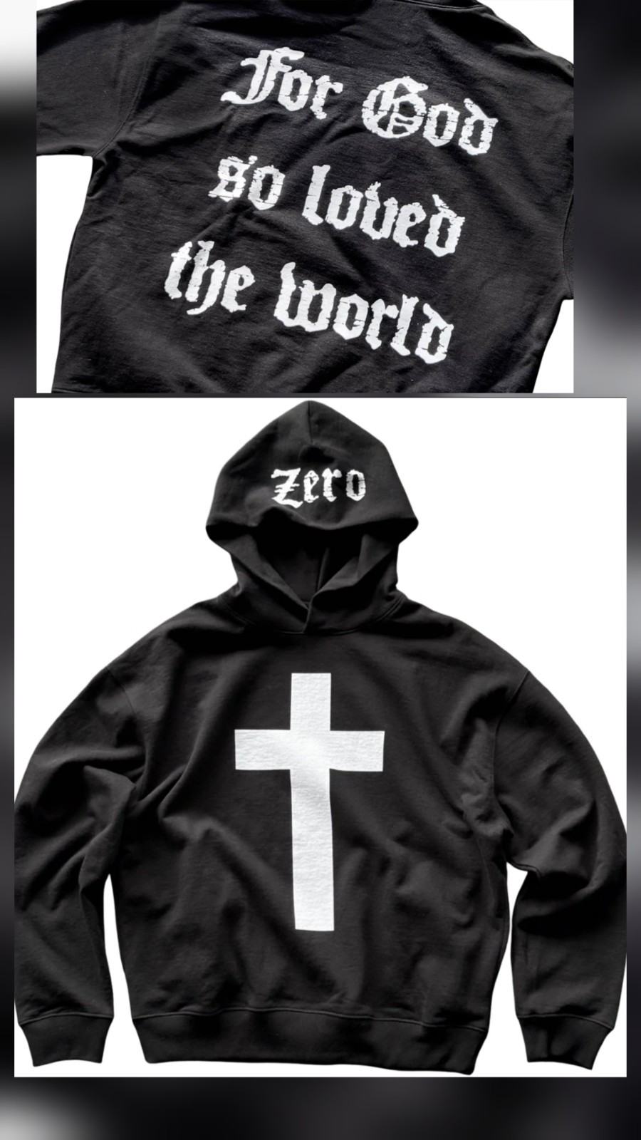Thomas God So Loved Hoodie - Size Large - Heavyweight Black 