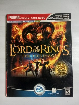 Lord of the Rings Third Age Prima Guide Nintendo GameCube PS2 Xbox RPG Strategy