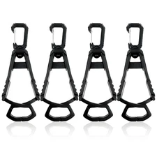 4Pcs Glove Clips for Work Glove Holders Powerful Bite Glove Holder for Belt a...