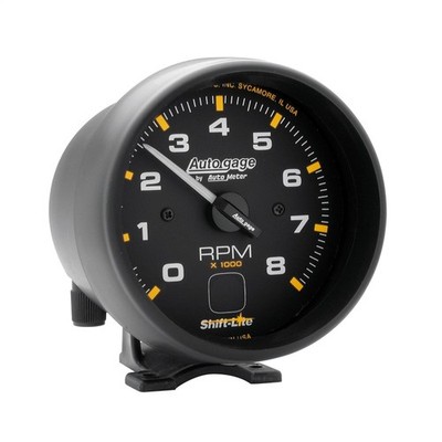 AutoMeter 2302 3-3/4'' Pedestal Tachometer, 0-8,000 Rpm, Auto Gage NEW