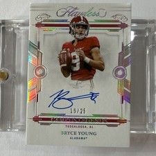 Panini 2022 Flawless Collegiate Bryce Young Auto Campus Legends 19/25 Alabama