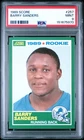 1989 SCORE #257 BARRY SANDERS ROOKIE RC PSA 9
