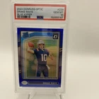 2024 Panini Donruss Optic - Rated Rookie Drake Maye #229 Blue Hyper Prizm (RC)