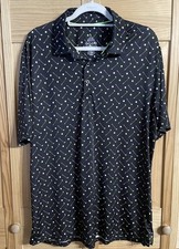 Men's Performance Golf Polo Shirt Dry Fit Moisture Wicking Short Sleeve Athletic