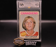 1975-76 O-PEE-CHEE GUY LAFLEUR #126 TGA GRADE 4.5 MONTREAL