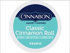 Cinnabon Classic Cinnamon Roll Coffee Keurig K-Cup Pods Lot Of 23 No Box