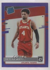 2020-21 Panini Donruss Optic Rated Rookie Purple Prizm Skylar Mays #196 0h0s