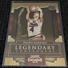 Panini 2009-10 Playoff Contenders Legendary Contenders #5 Dolph Schayes Nationa…