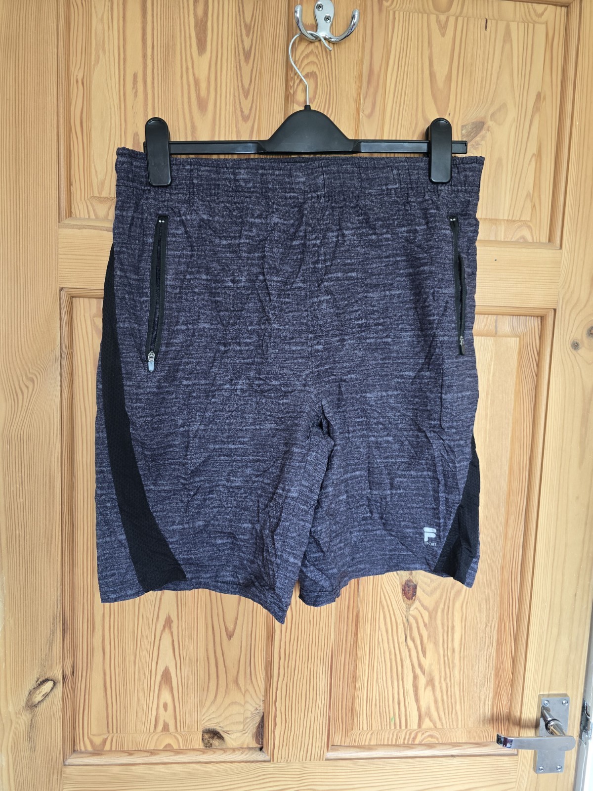 Pantaloncini Uomo Fila Sport Grigio Scuro Atletica Palestra Corsa Taglia S