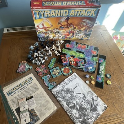 Tyranidenangriff Brettspiel von Games Workshop 100% komplett [ENG 1992] mit Extras