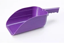 Miller Plastic Utility Purple Feed Scoop Heavy Duty Farm Scoop (2-Pack)