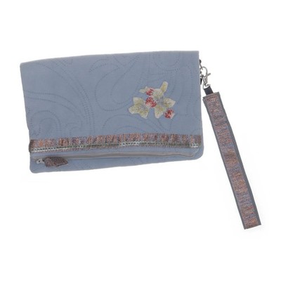 Clutch, Damen, Grau, 16, 2, 25 cm #QFy