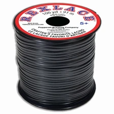 Pepperell Lace Rexlace 100yd Spool Pearl Black